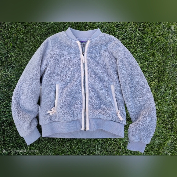 Womens MED Patagonia (Patagonia) Los Gatos Bomber Jacket Windproof Fleece Used - Picture 3 of 8